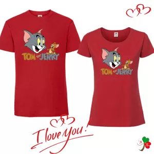 Комплект цветни тениски- Tom and Jerry