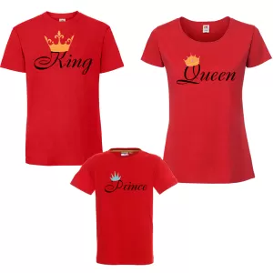 Семеен комплект - King, Queen and Prince