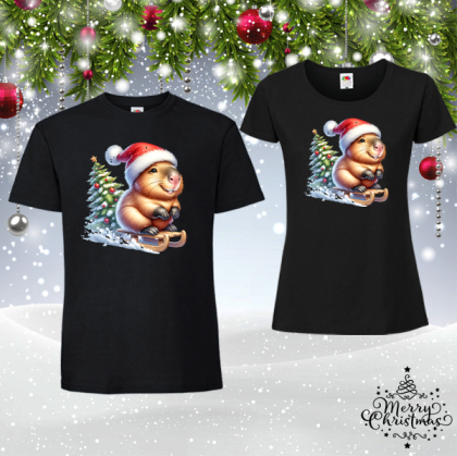 Забавен коледен комплект- Капибара