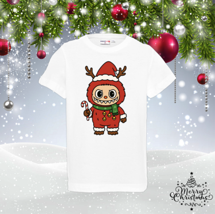 Детска коледна тениска- Лабубу