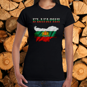 Дамска черна тениска - България