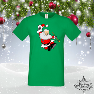 Забавна коледна тениска- Дядо Коледа