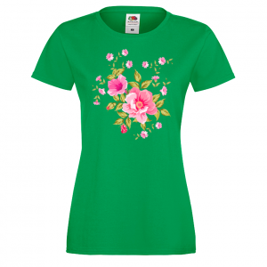 Цветна дамска тениска - Цветя 3