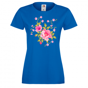 Цветна дамска тениска - Цветя 3