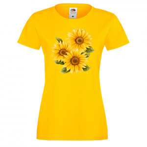 Цветна дамска тениска - Цветя 9