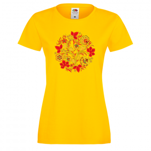 Цветна дамска тениска - Цветя 11