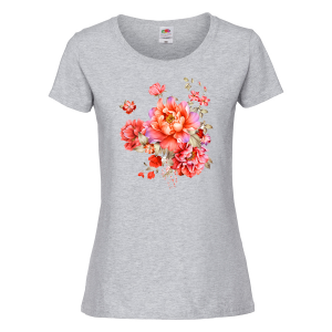 Цветна дамска тениска - Цветя 27