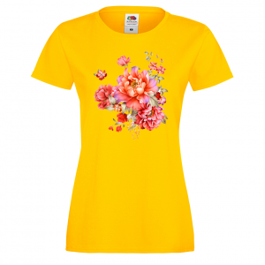 Цветна дамска тениска - Цветя 27