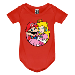 Цветно бебешко боди- Супер Марио