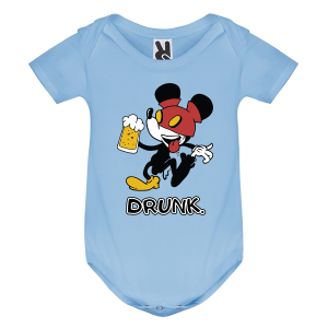 Цветно бебешко боди- Drunk