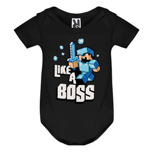 Цветно бебешко боди- Like a boss