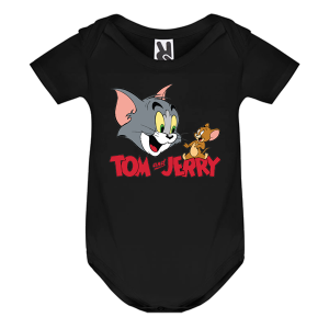 Цветно бебешко боди- Том и Джери