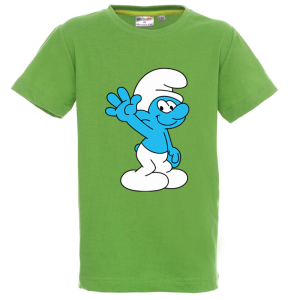 Цветна детска тениска- Смърф