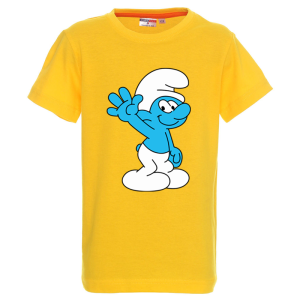 Цветна детска тениска- Смърф