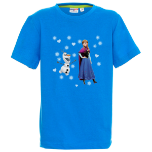 Цветна детска тениска- Замръзналото кралство, Анна