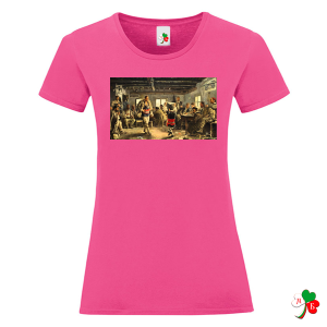 Цветни дамски тениски с народни мотиви - Ръченица
