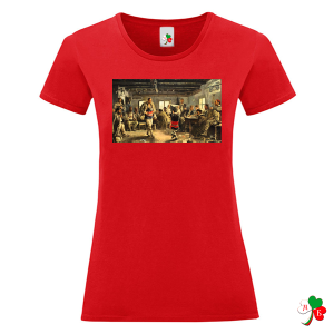 Цветни дамски тениски с народни мотиви - Ръченица