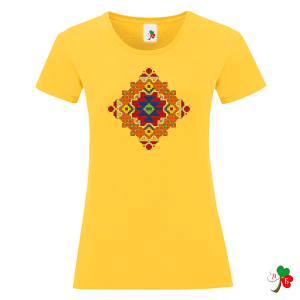 Цветни дамски тениски с народни мотиви - Канатица