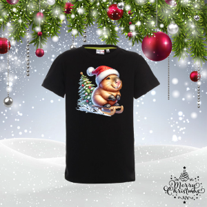 Детска коледна тениска- Капибара