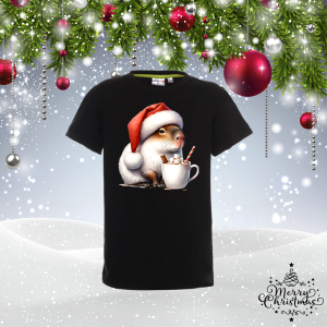 Детска коледна тениска- Капибара