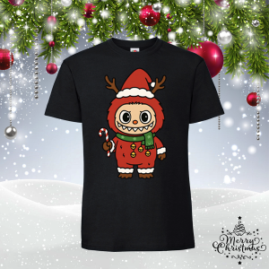 Забавна коледна тениска- Лабубу