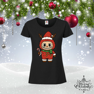 Забавна коледна тениска- Лабубу