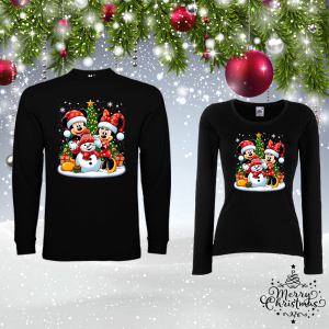 Коледен комплект- Мики и Мини Маус