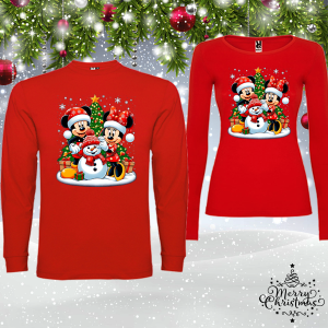 Коледен комплект- Мики и Мини Маус