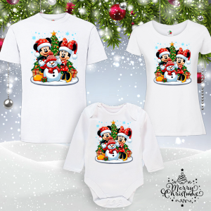 Коледен комплект- Мики и Мини Маус