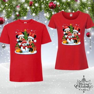 Коледен комплект- Мики и Мини Маус