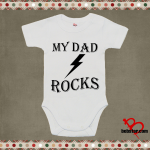 Бебешко боди - My DAD rocks