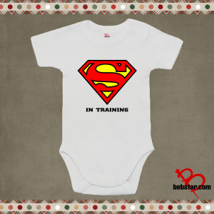 Бебешко боди - Superman in traning